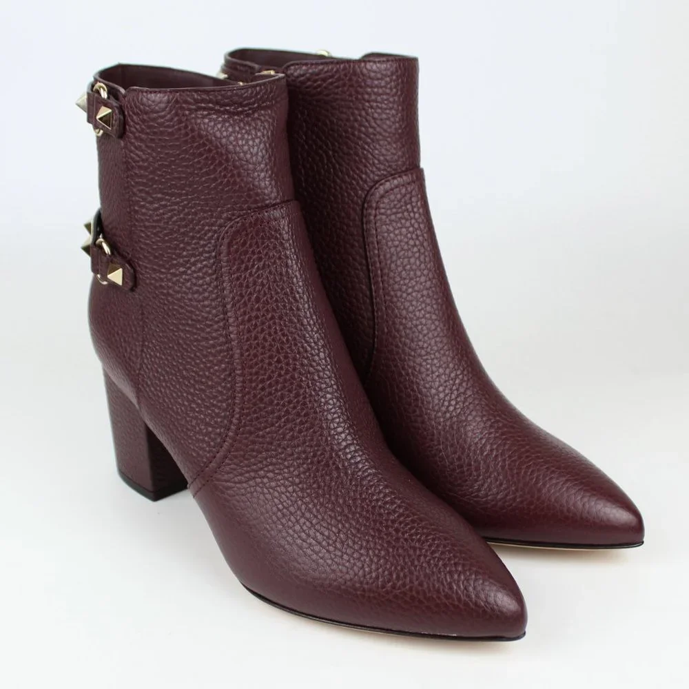 NEW Valentino Garavani Rockstud Leather Booties